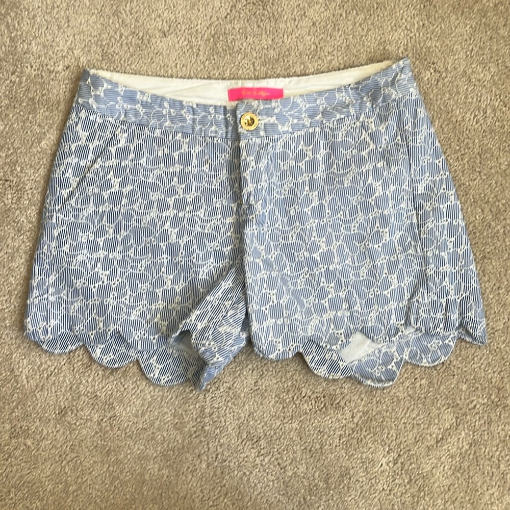 Lily Pulitzer Scallop Trim Shorts